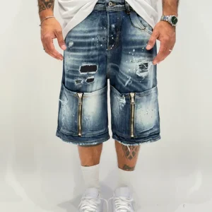 Jeans CIANOTIC short Goku blue