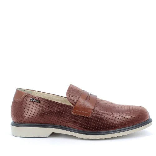 Igi&co Mocassino in vera pelle microforata - cuoio - immagine 3