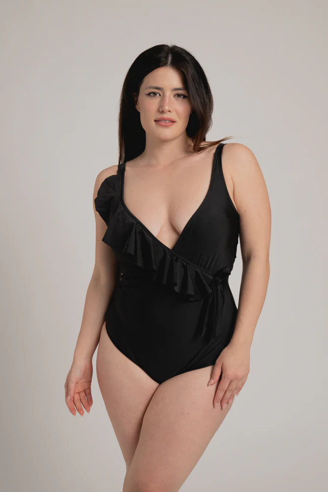 Costume con Scollo Incrociato