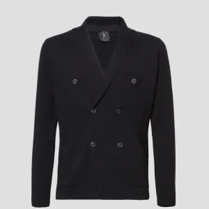 Cardigan doppiopetto lana