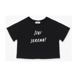 Tshirt Dixie con scritta "Stai serena!"