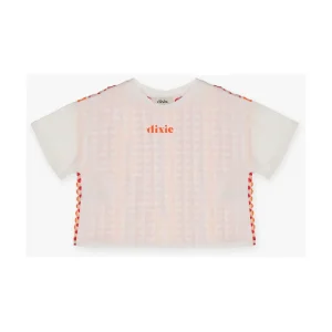 Tshirt Dixie con retro traforato fantasia