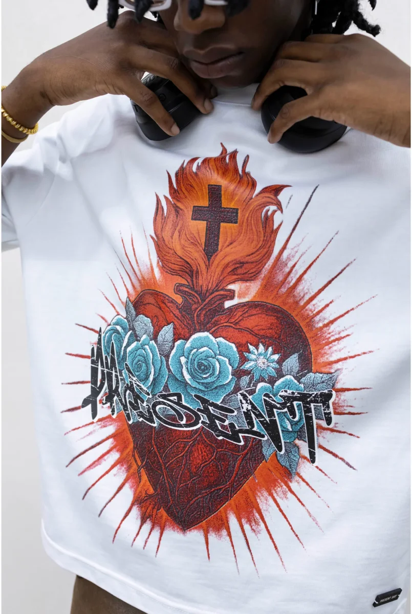 T-shirt TOKYO Heart and roses - immagine 5