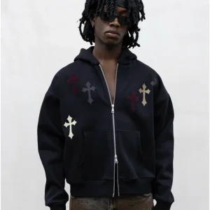 Felpa TOKYO Zip crosses