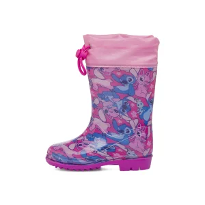 Walt Disney D6020172S Stivali da pioggia fucsia da Bambina Stitch