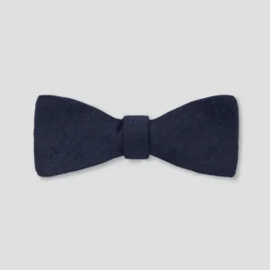 papillon seta e lana da annodare blu