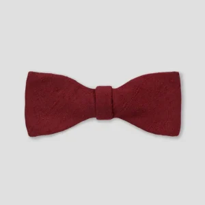 papillon seta e lana da annodare arancio