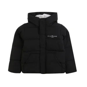 Giacca Richmond imbottita di color nero con cappuccio