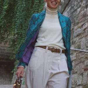 Pantaloni Pinces Bianchi