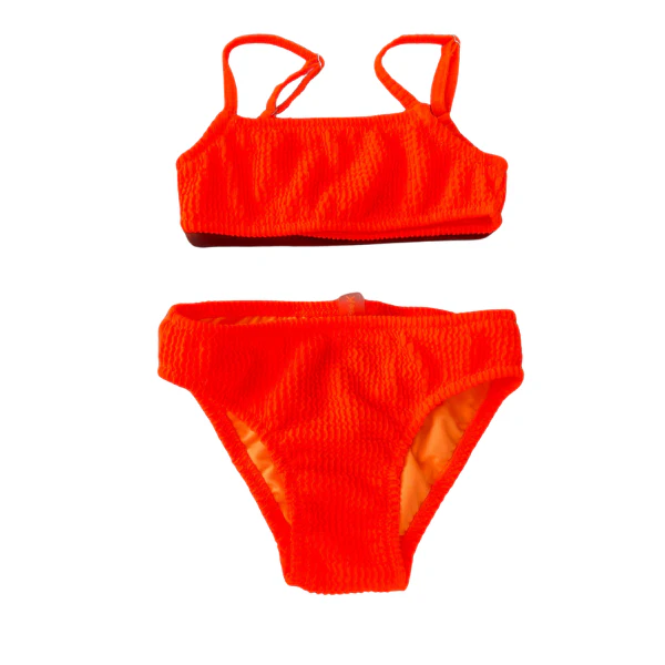 Costume 2 pezzi F**K arancio fluo - immagine 2