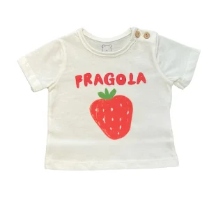Tshirt Aventiquattrore con stampa fragola