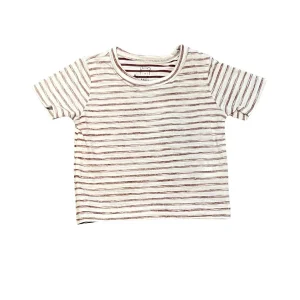 Tshirt Aventiquattrore rigata marrone