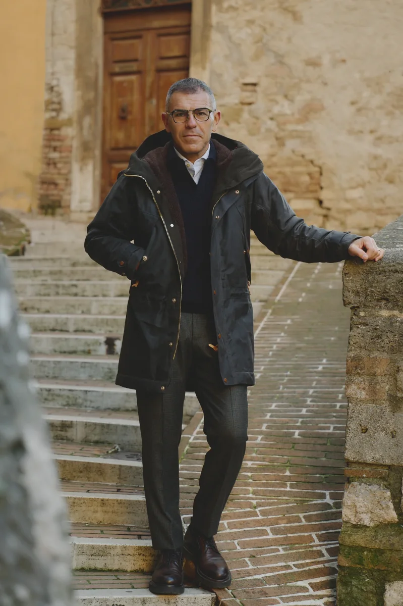 Parka In Cotone Cerato - immagine 2