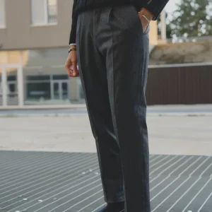 Pantaloni Pinces Flanella