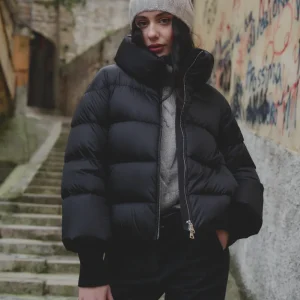 Bomber Nero Donna