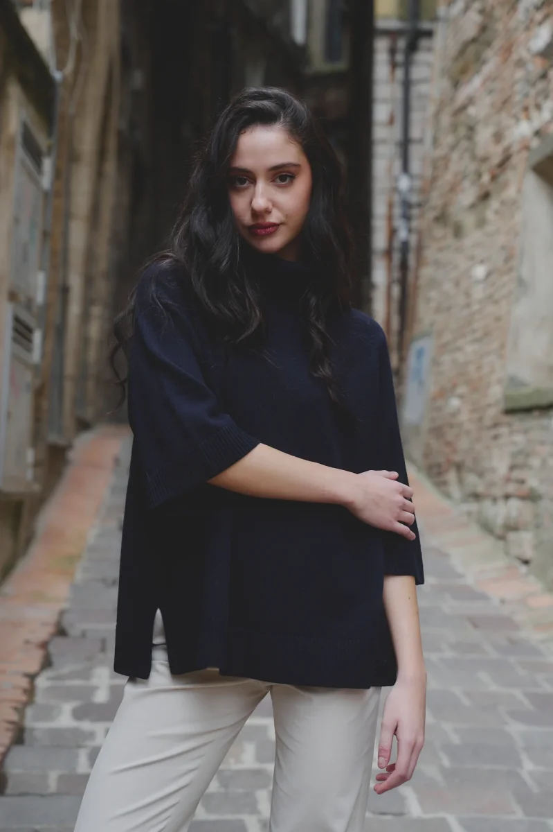 Maglia Cappa Dolcevita - immagine 2