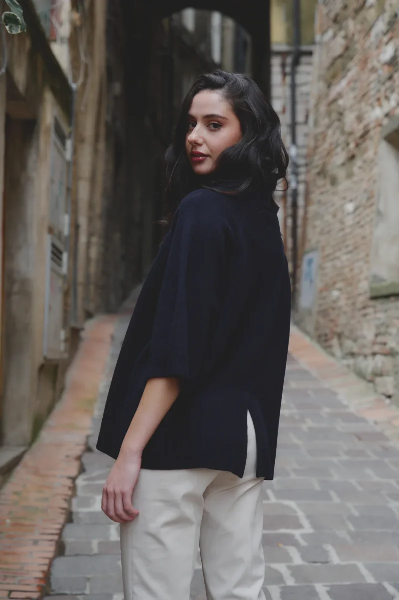 Maglia Cappa Dolcevita - immagine 3