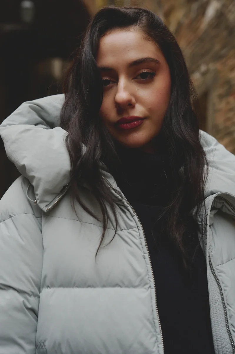 Piumino Trequarti Celeste - immagine 3