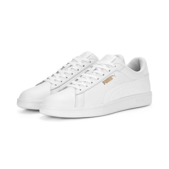 Puma Sneakers Smash v2 L total white - immagine 3