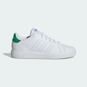 Adidas ID3889 Scarpe Advantage Base 2.0 Junior Cloud White / Cloud White / Green