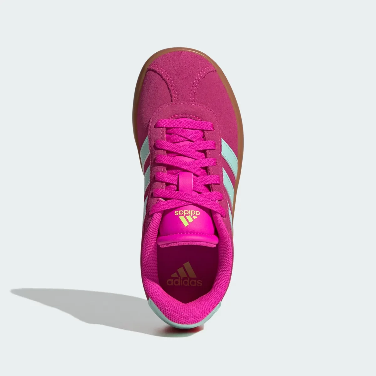 Adidas JS5013 Scarpe VL Court 3,0 bambino Shock Pink / Semi Flash Aqua / Lucid Lemon - immagine 3