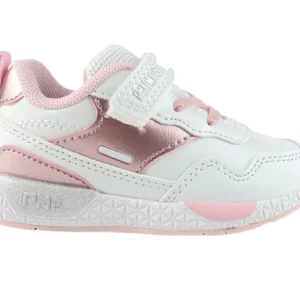 Primigi Sneakers bambina chiusura strappo - bianco rosa