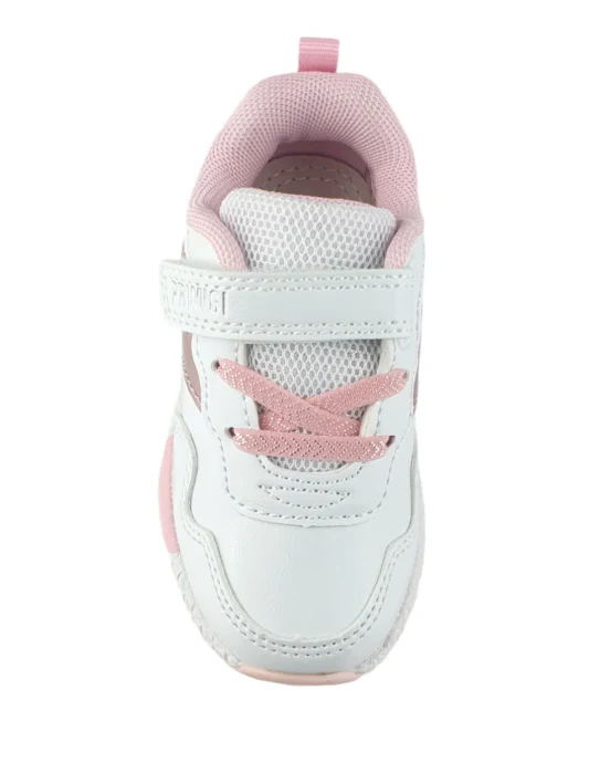 Primigi Sneakers bambina chiusura strappo - bianco rosa - immagine 3