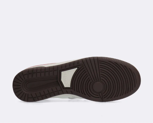 Etonic Sneakers B481 in pelle bianca, coral java earth - immagine 5