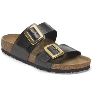 Birkenstock Sydney Cushion Buckle CB - Birko-flor Graceful Licorice /Narrow fit