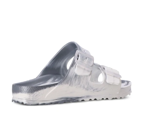 Birkenstock Arizona EVA metallic silver multi - immagine 4