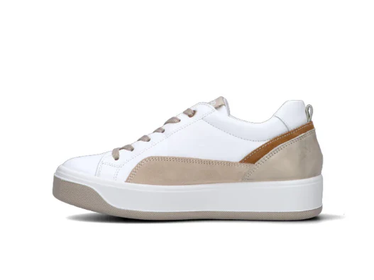 Igi&co Sneakers con lacci in pelle - bianco - immagine 4