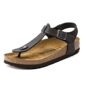 Birkenstock Kairo oiled leather Black /Regular fit