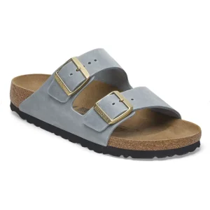 Birkenstock Arizona Oiled Leather Basalt gray /Narrow fit