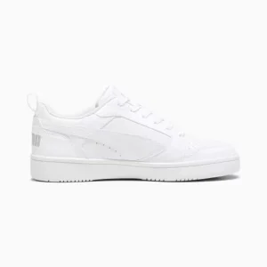 Puma 392328-03 Sneaker basse Rebound V6 White-Cool Light Gray
