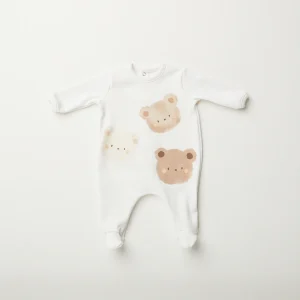 Aventiquattrore tutina intera con tre orsi sul davanti