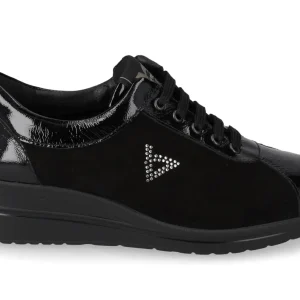 Valleverde VD204F Sneaker donna con tomaio e sottopiede in pelle