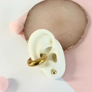Maxi earcuff ciambella oro