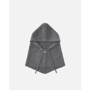 Balaclava a costine con coulisse