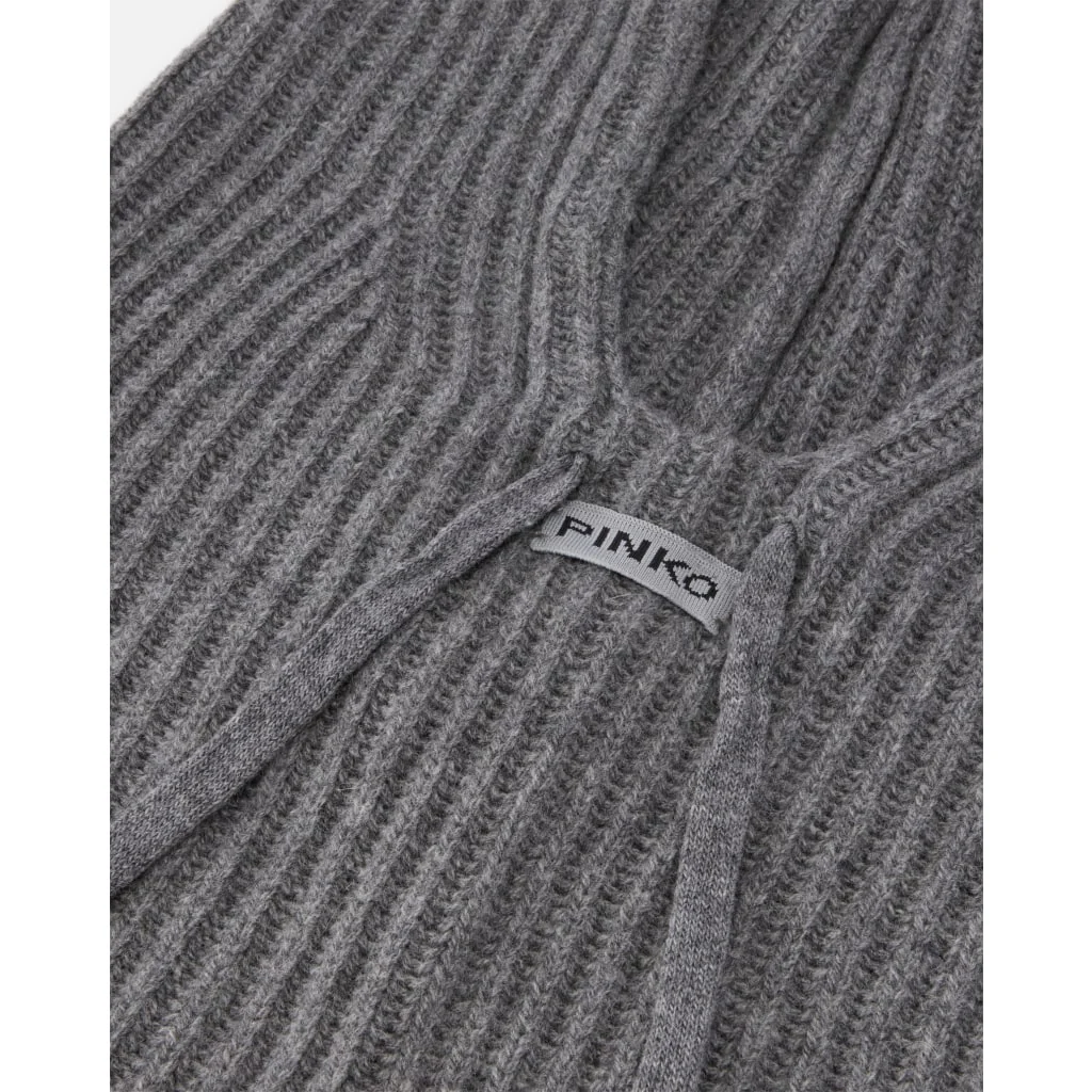 Balaclava a costine con coulisse - immagine 4