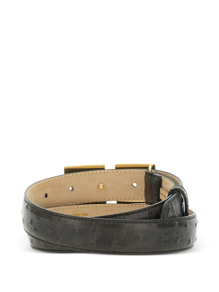 Cintura in pelle con fibbia - immagine 3