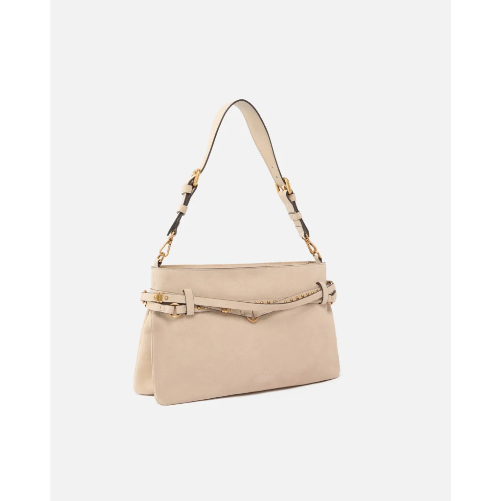 Borsa a spalla media Belt Bag in suede - immagine 3