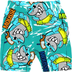 Bermuda Mousse baby con fantasia squalo