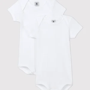 Set due body Petit Bateau bianchi manica corta