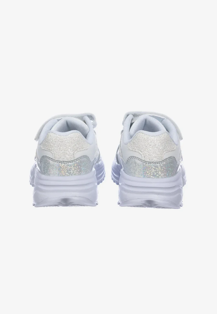 Primigi Sneakers bambina chiusura a strappo e lacci finti elasticizzati - bianco - immagine 3