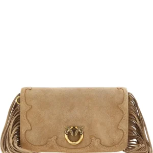 Love Click Soft Horizontal lamb suede mini clutch bag