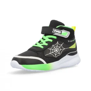 Primigi Sneakers stivaletto Spiderman chiusura a strappo e lacci finti (con luci e bottone di spegnimento)