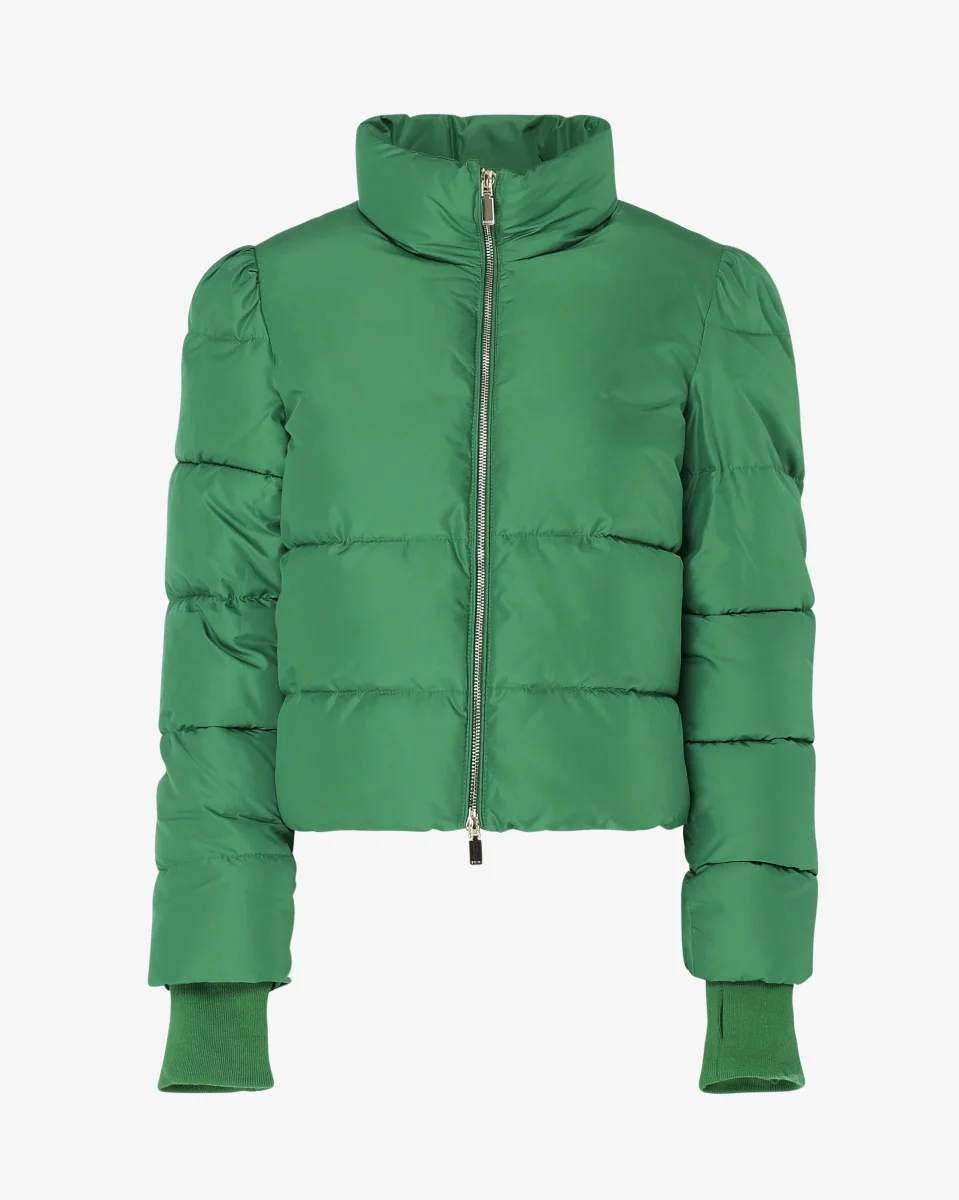 Piumino corto con collo alto - immagine 7