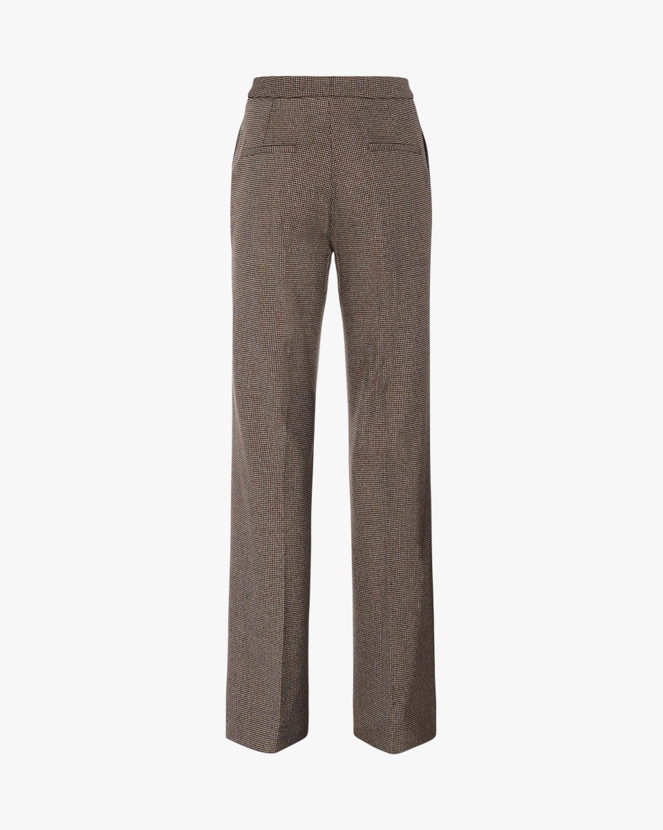 Pantaloni gamba dritta in manolana pied de poule - immagine 3