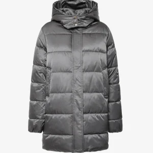 Piumino lungo con cappuccio