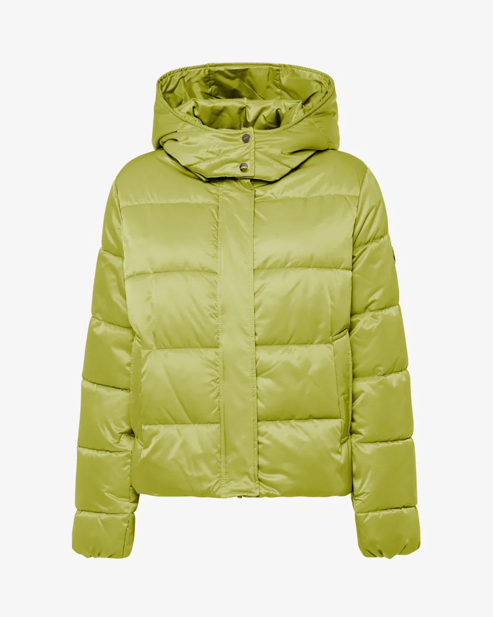 Piumino corto con cappuccio - immagine 5